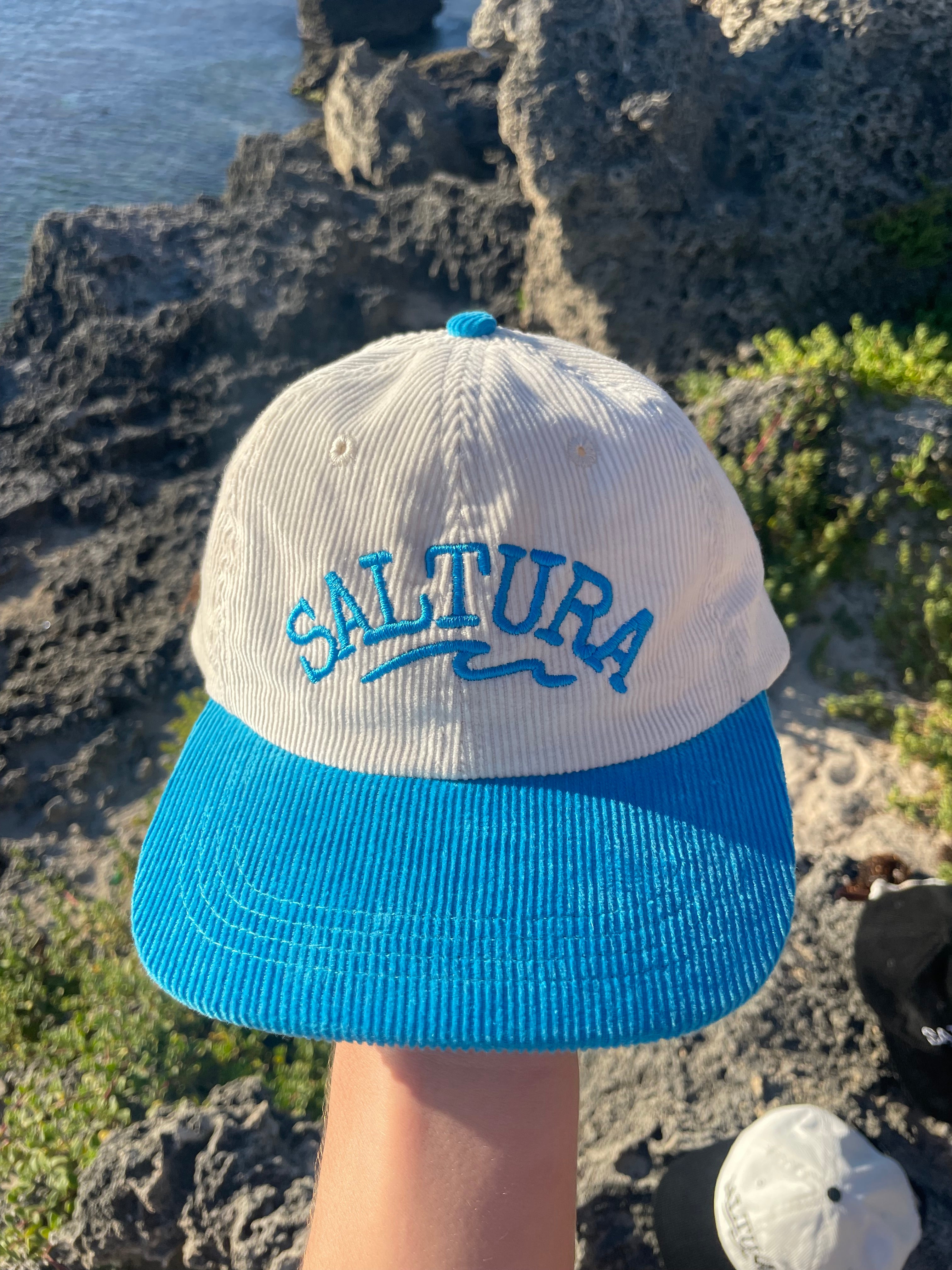 Saltura Ocean Blue Corduroy Hat