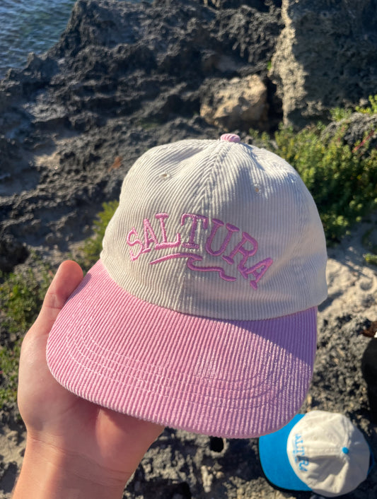 [PRE-ORDER] Saltura Baby Pink Corduroy Hat